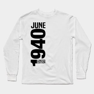 June 1940 Long Sleeve T-Shirt